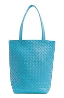 Bottega Veneta Small Intrecciato Leather Tote in Dip/Silver at Nordstrom