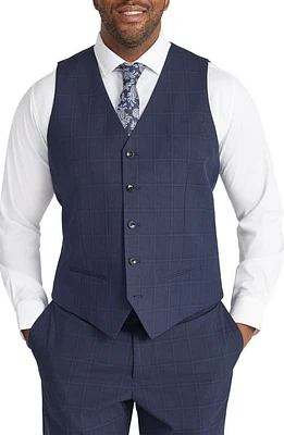 Johnny Bigg Damon Check Waistcoat Navy at Nordstrom,