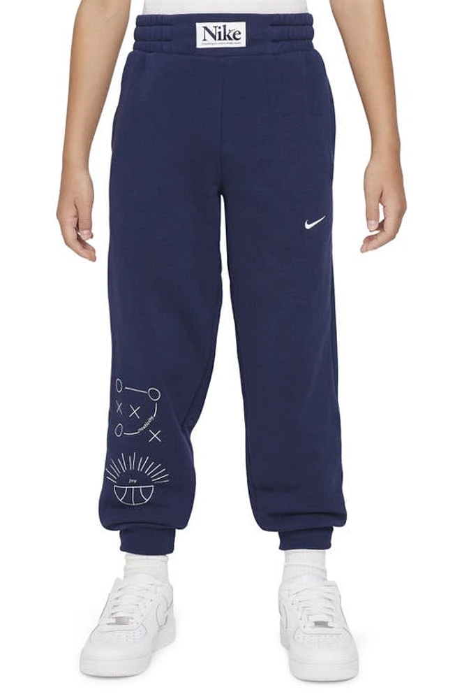 Nike Kids' Fleece Basketball Joggers at