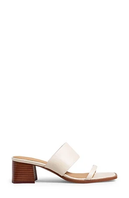 Madewell Roni Keira Block Heel Sandal Ecru at Nordstrom,