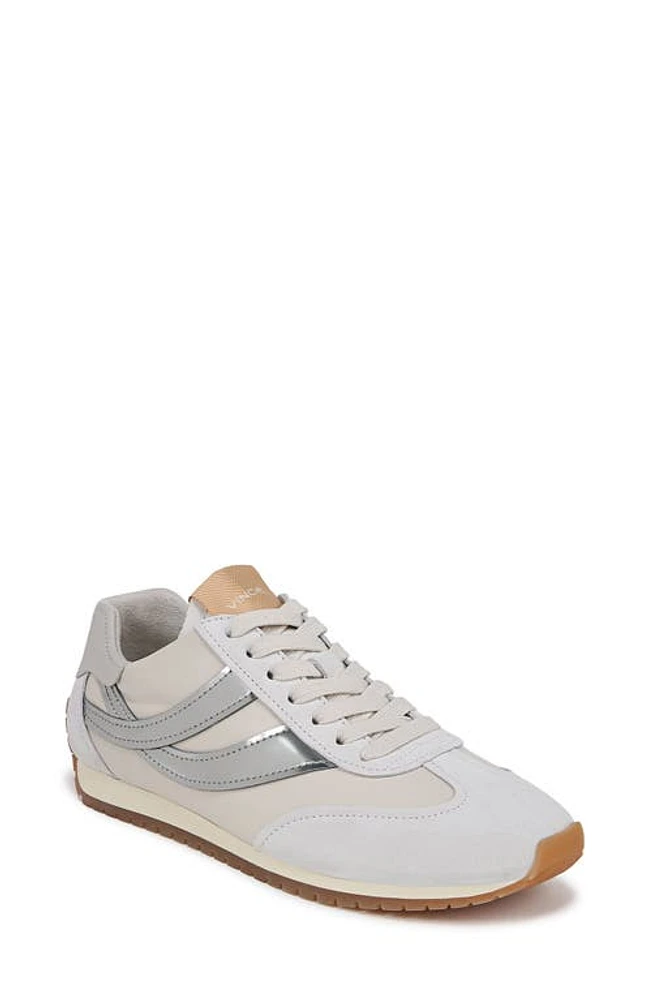 Vince Oasis Sneaker Off White/Silver at Nordstrom,