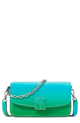 Kate Spade New York small dakota ombré patent leather crossbody bag in Mint Liqueur Multi at Nordstrom