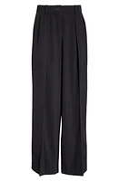 The Row Igor Wide Leg Pants Black at Nordstrom,