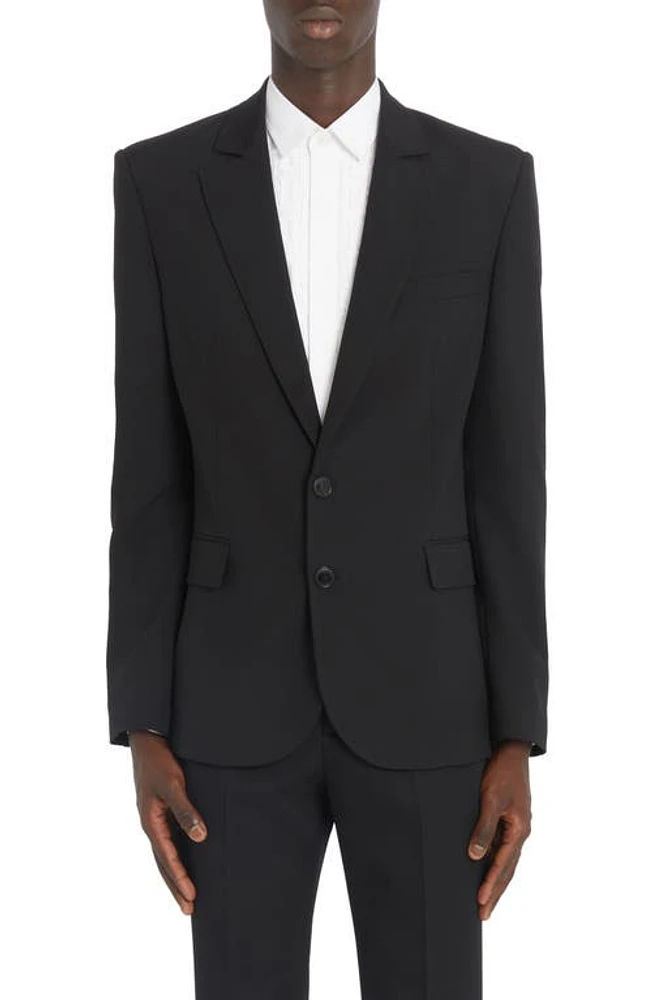 Valentino Slim Fit Wool Blazer Nero at Nordstrom, Us