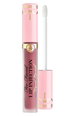 Too Faced Lip Injection Plumping Liquid Lipstick in Filler Up at Nordstrom