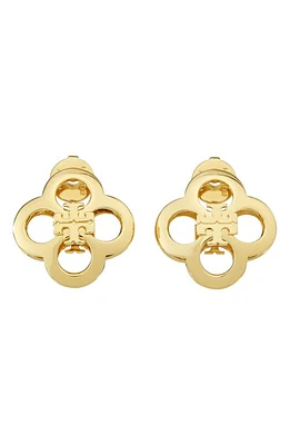 Tory Burch Kira Clover Drop Earrings in Tory Gold at Nordstrom