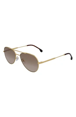 Paul Smith Angus 58mm Aviator Sunglasses in Matte Gold at Nordstrom