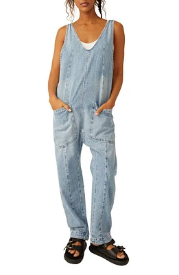 Free People High Roller Denim Jumpsuit at Nordstrom,