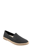 Trotters Poppy Espadrille Flat Black Text at Nordstrom,