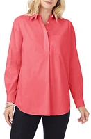 Foxcroft Lacey Non-Iron Popover Tunic Top at Nordstrom