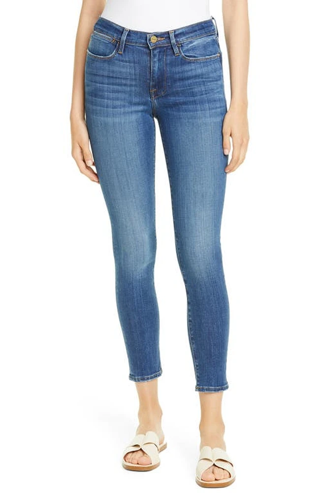 FRAME Le High Ankle Skinny Jeans Poe at Nordstrom,