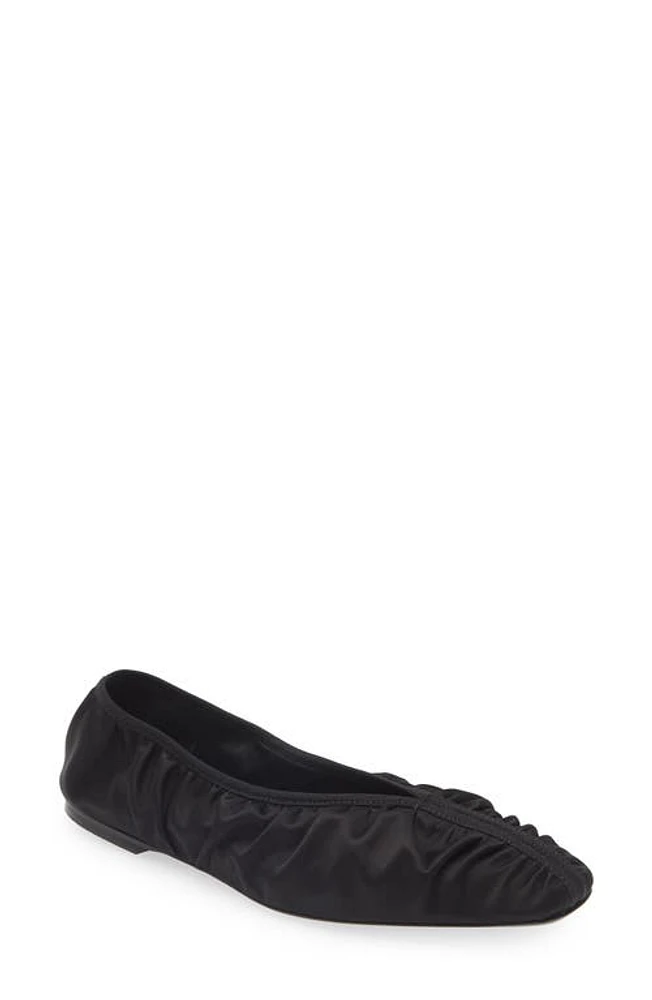 TOTEME Gathered Flat Black at Nordstrom,