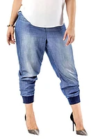 Standards & Practices Marcie High Rise Lightweight Denim Jogger Pants Blue at Nordstrom,