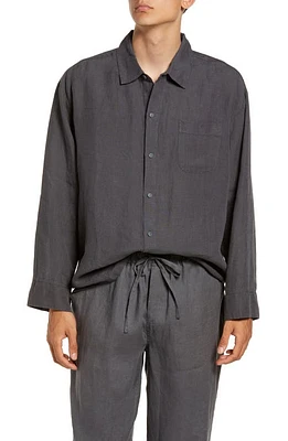 Parachute Linen Shirt in Coal at Nordstrom