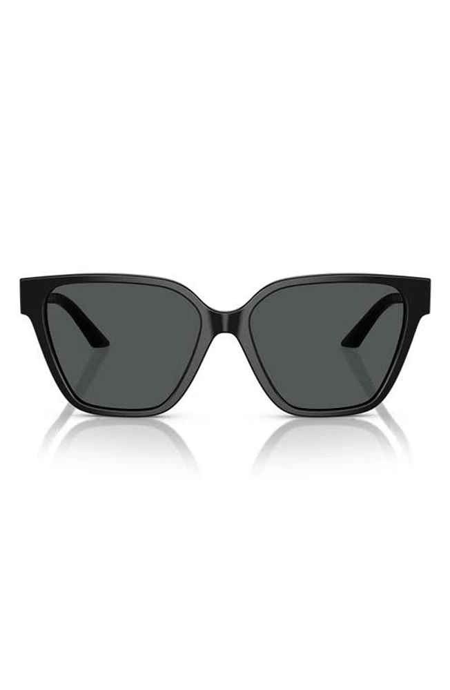 Versace 56mm Butterfly Sunglasses in Black at Nordstrom