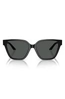 Versace 56mm Butterfly Sunglasses in Black at Nordstrom