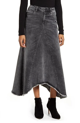 Wash Lab Denim Long Skirt Grey at Nordstrom,