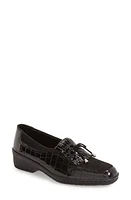 ara 'Rachel' Loafer in Black Nubuck Leather at Nordstrom, Size 6