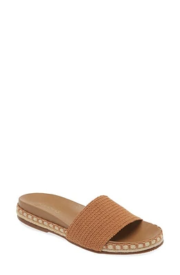 Kaanas Savaii Textured Band Pool Slide Sandal Caramel at Nordstrom,