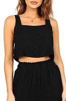 Petal & Pup Eleanor Linen Crop Tank at Nordstrom,