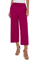 Liverpool Los Angeles Pull-On Wide Leg Crop Pants Fuchsia Kiss at Nordstrom, P