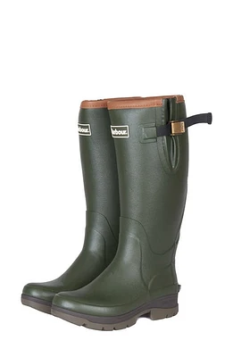 Barbour Tempest Waterproof Rain Boot in Olive at Nordstrom, Size 5