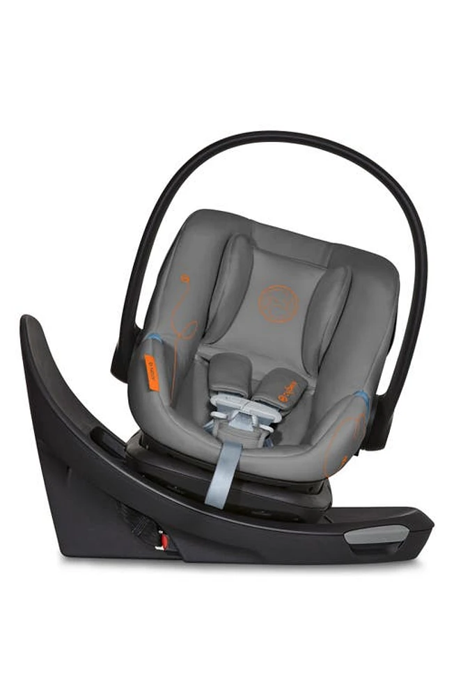 CYBEX Aton G Swivel Car Seat & Swivel Base in Lava Grey at Nordstrom