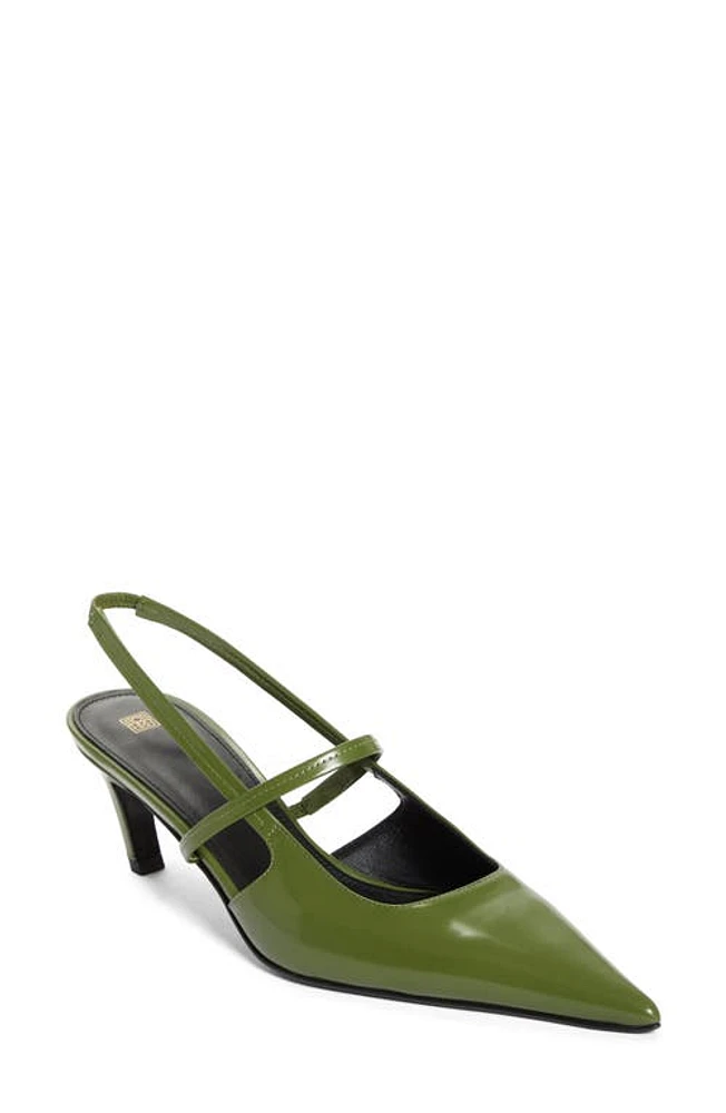 TOTEME The Sharp Kitten Heel Slingback Pump Laurel at Nordstrom,