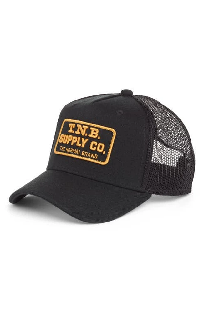 The Normal Brand Supply Co. Trucker Hat in Black at Nordstrom