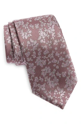 Canali Floral Silk Tie in Pink at Nordstrom