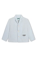 KENZO Kids' Stripe Seersucker Blazer Blue/Ivory at Nordstrom