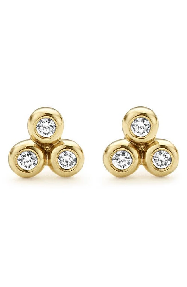 LAGOS KSL Diamond Triangle Stud Earrings in Gold Diamond at Nordstrom