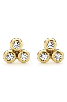 LAGOS KSL Diamond Triangle Stud Earrings in Gold Diamond at Nordstrom