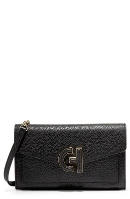 Cole Haan Oversized Logo Closure Crossbody Phone Case in Black at Nordstrom