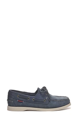 Sebago Portland Roughout Boat Shoe Blue Navy at Nordstrom,