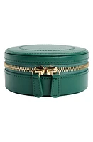 WOLF Sophia Mini Circle Zip Case in Forest Green at Nordstrom