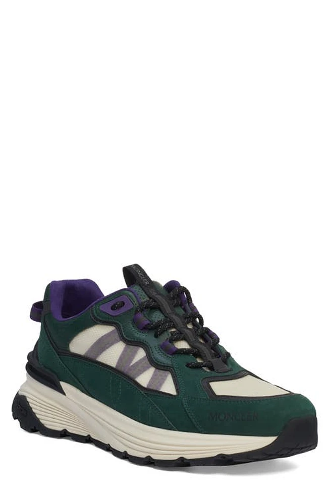 Moncler Lite Runner Low Top Sneaker Green at Nordstrom,