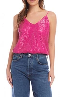 FIFTEEN TWENTY Sequin Camisole Pink at Nordstrom,