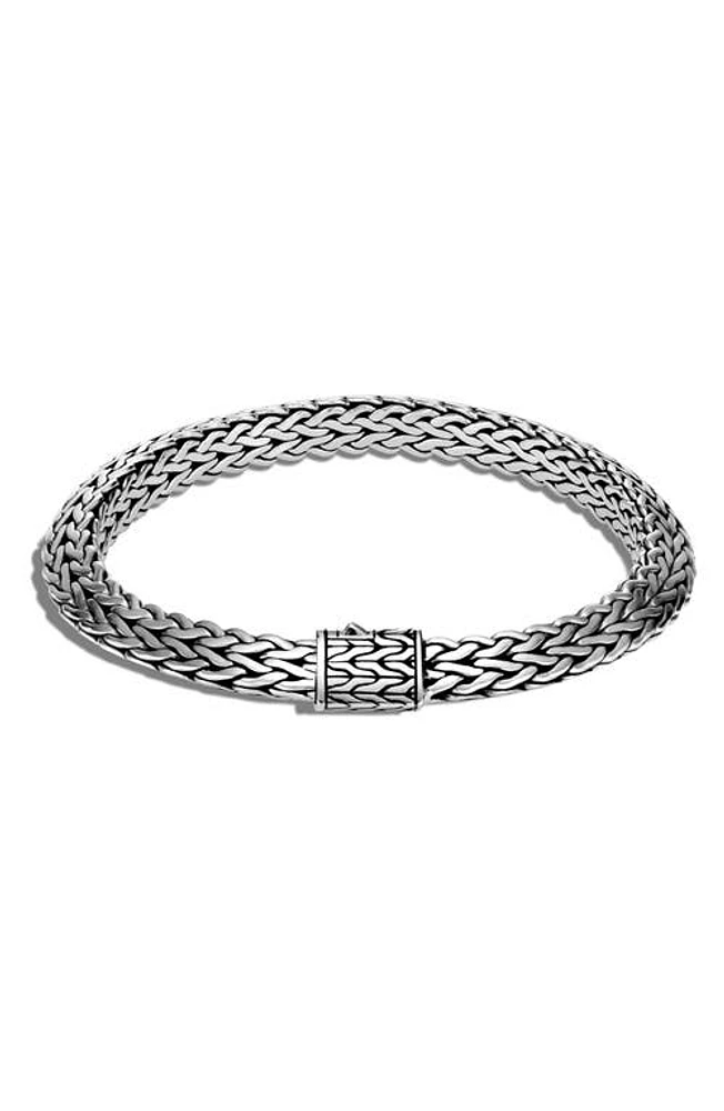 John Hardy Men's Tiga Chain 8mm Bracelet in Silver at Nordstrom, Size Small