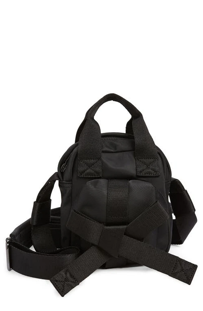 Simone Rocha Mini Classic Beaded Bow Crossbody Bag in Black/Pearl at Nordstrom