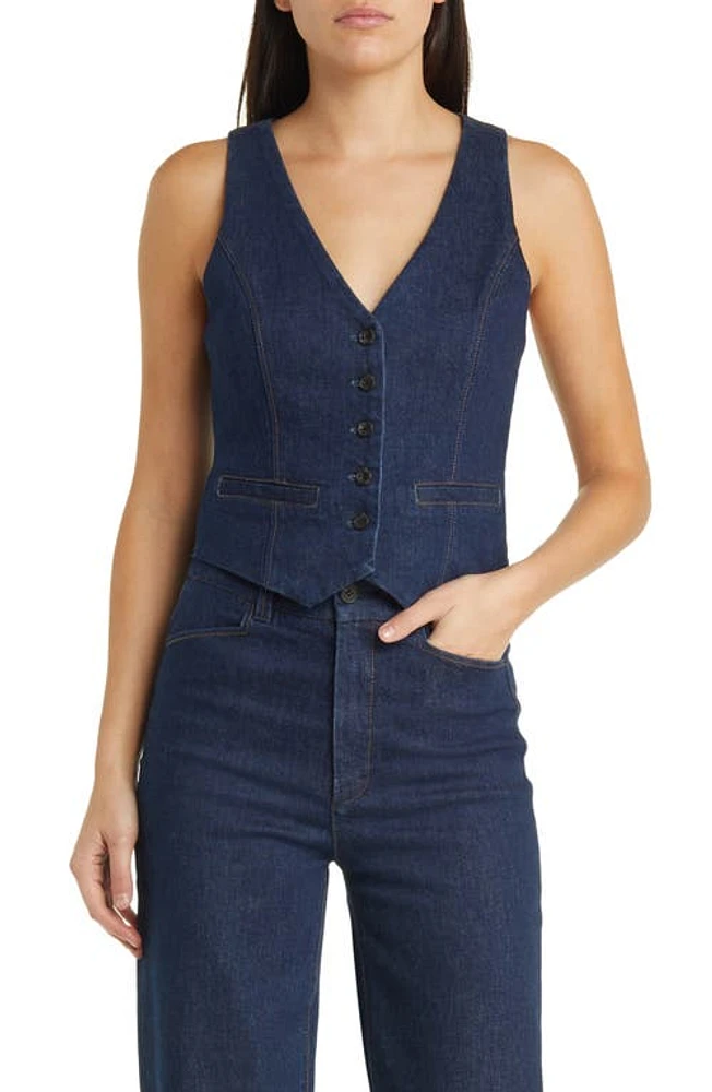 PAIGE Antonella Denim Vest Edinburgh at Nordstrom,