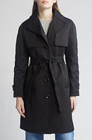 Via Spiga Water Repellent Cotton Blend Trench Coat at Nordstrom,