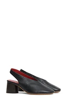 Mansur Gavriel Glove Slingback Pump Black/Flamma at Nordstrom,