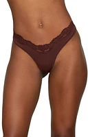 SKIMS Fits Everybody Lace Dipped Thong at Nordstrom,