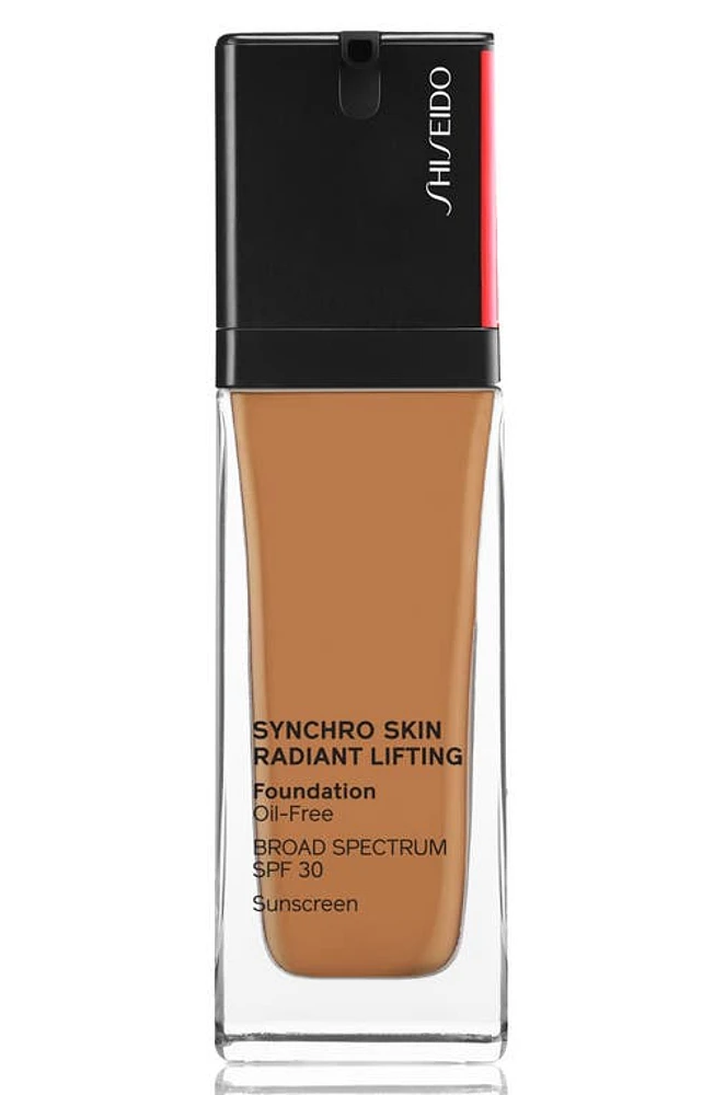 Shiseido Synchro Skin Radiant Lifting Foundation SPF 30 in 420 Bronze at Nordstrom