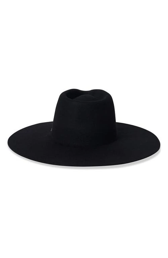 Brixton Primrose Wool Felt Fedora Black at Nordstrom,