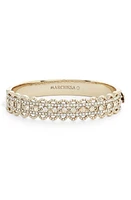 Marchesa Crystal Filigree Bangle in Gold at Nordstrom