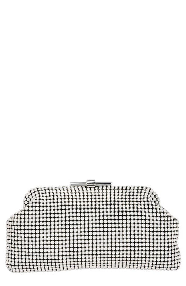 Reiss Adaline Crystal Clutch in Opal at Nordstrom