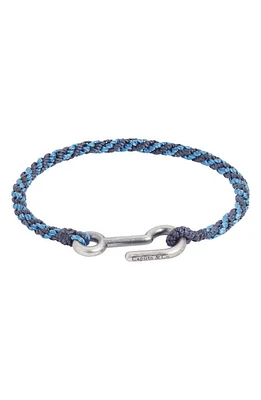 Caputo & Co. Utility Hook Macramé Bracelet in Blue Combo at Nordstrom