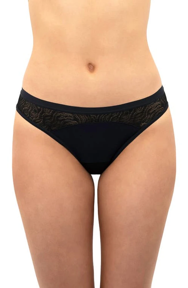 Saalt Period & Leakproof Light Absorbency Lace Thong at Nordstrom,